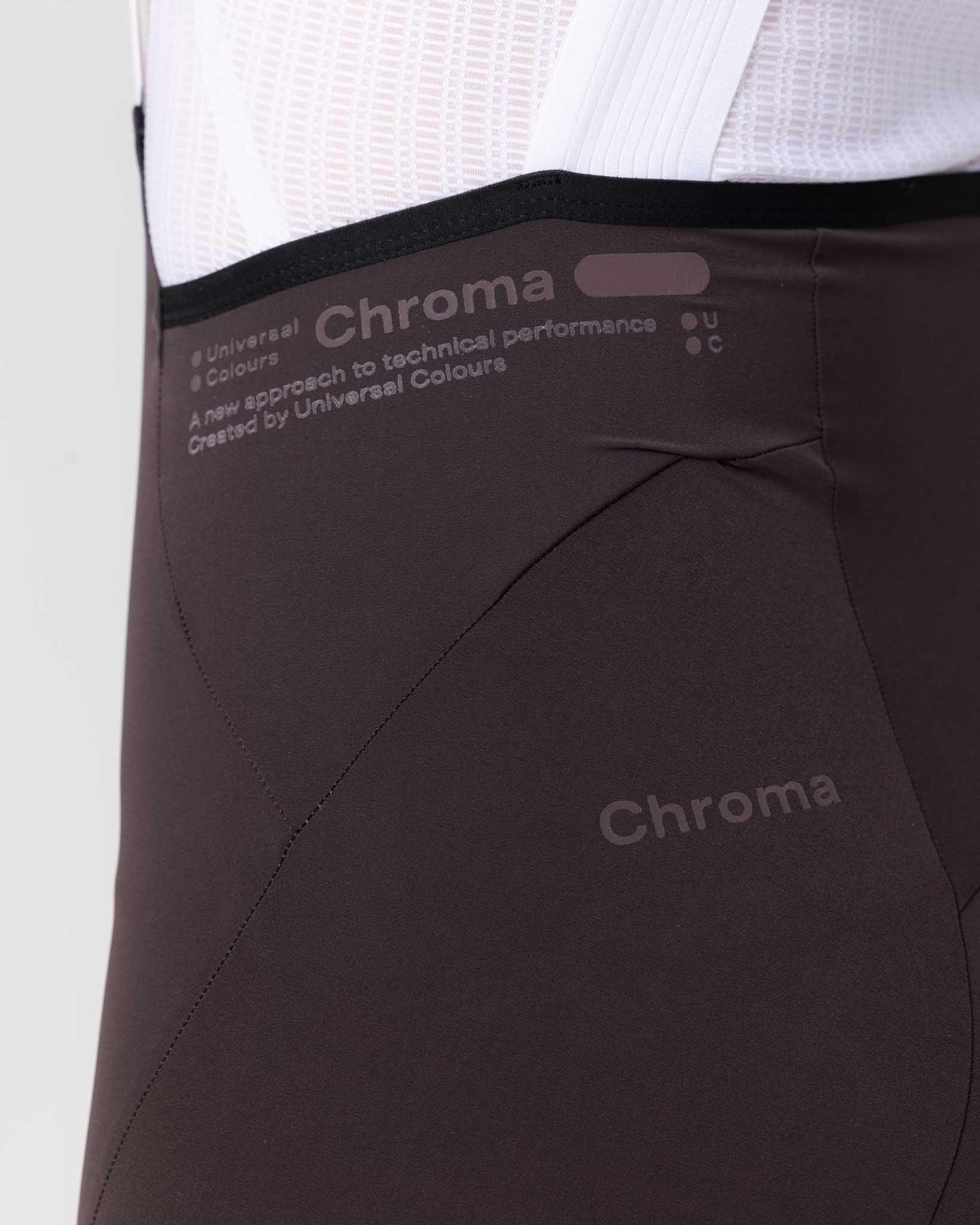 Women’s Chroma Bib Shorts - Heavy Bark Brown - Image 6