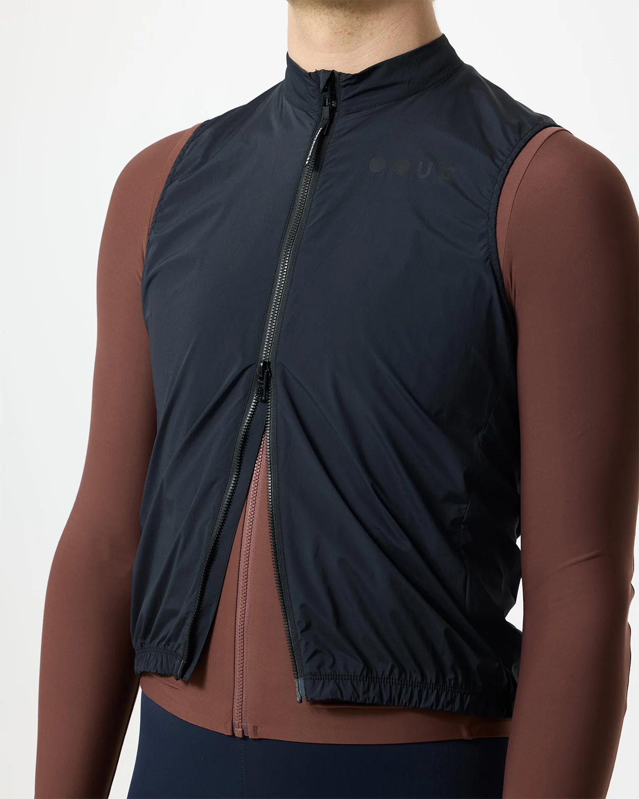 Men's Mono Gilet - Bamboo Black - Image 4