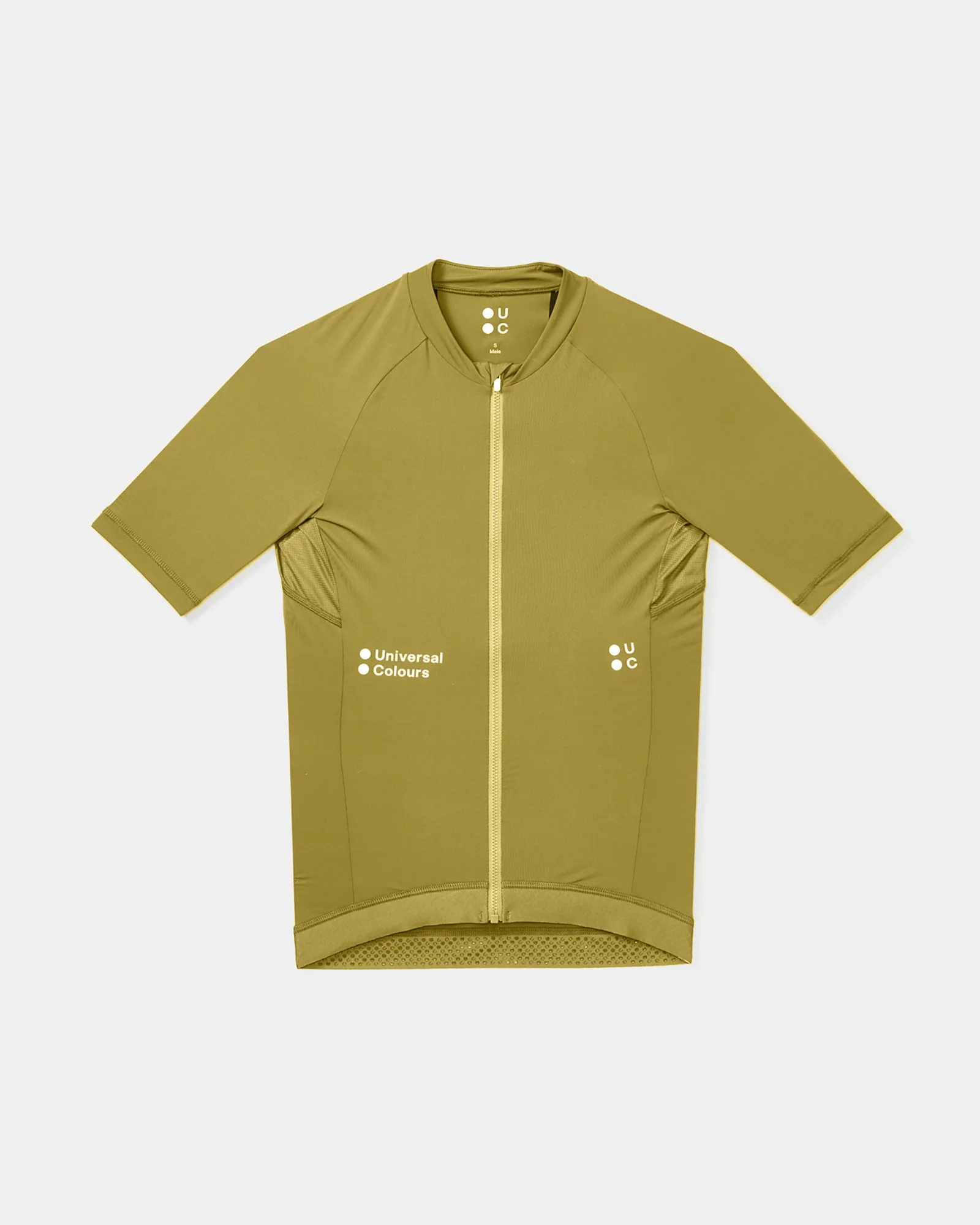 Men's Mono Short Sleeve Jersey Acidic Yellow